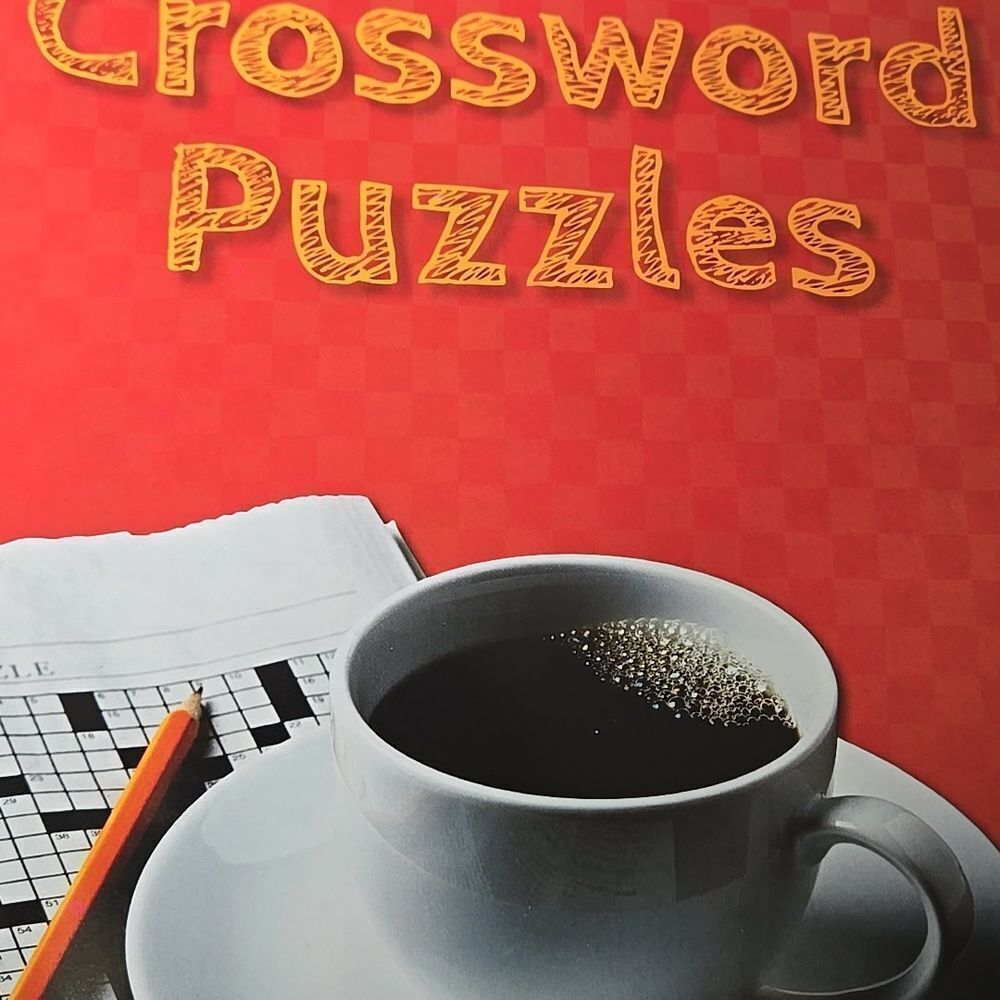 FREE Crossword Puzzles Book - Red Cover As Shown Volume 2 With Any Purchase Just